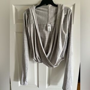 Zyia athletic wrap hoodie